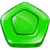 Sweet Bonanza 2500 green pentagon candy premium symbol